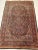 Vintage Persian Kashan Area Rug, Handwoven Floral Pattern, Navy & Blue, 5’ X 7’ For Sale - Image 9 of 12