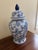 Chinoiserie Chinoiserie Large Blue and White Porcelain Ginger Jar For Sale - Image 3 of 7