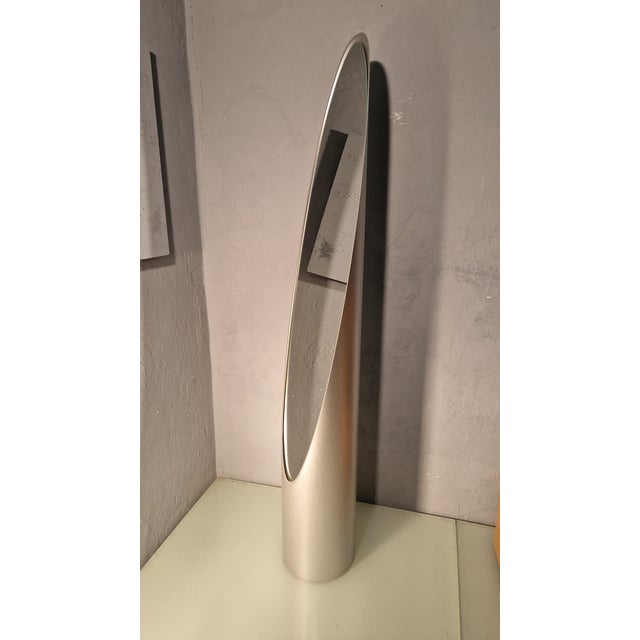 Model Unghia Nail Lipstick Floor Mirror in Crome For Sale - Image 5 of 14