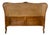 French Louis XV Style Walnut Headboard with Cane Panel and Carved Details, 1940 For Sale