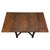 A handsome and well-crafted early 20th-century English Edwardian draw-leaf dining table, beautifully constructed in oak...