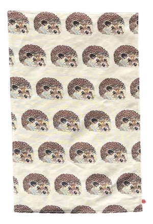 Custom Linen-Cotton "Harris the Hedgehog" Tea Towel, Original