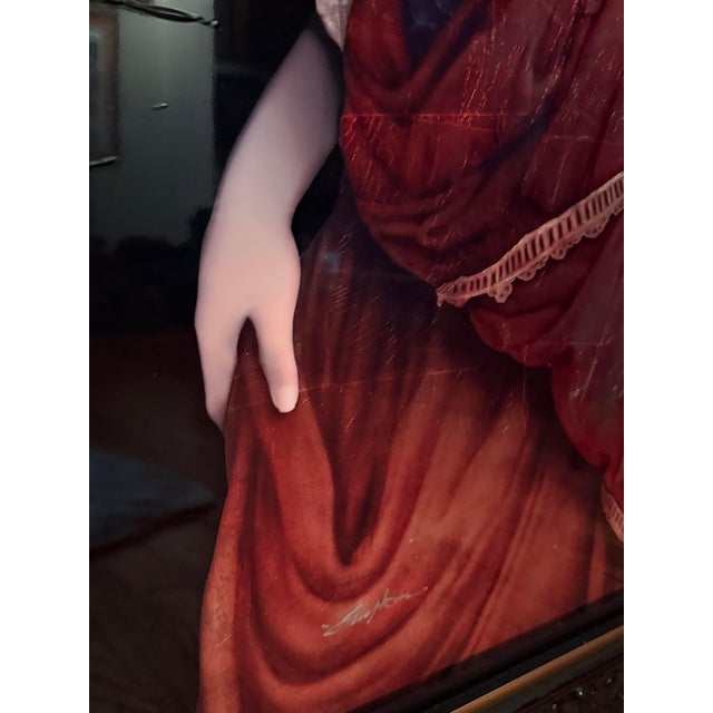 2020s Patrick Guyton “Bella Vita” Mixed Media on Aluminum With Silver Leaf Framed Contemporary Figurative Portrait For Sale - Image 5 of 12