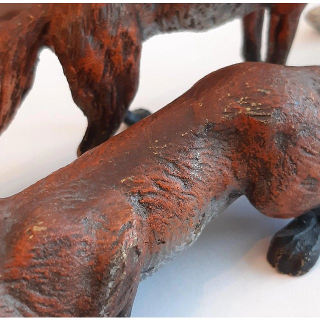 Vintage Austrian Bronze Fox Family Figurines For Sale In Fayetteville, AR - Image 6 of 11