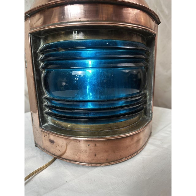 Copper Boat Lantern, 1890s For Sale - Image 11 of 15