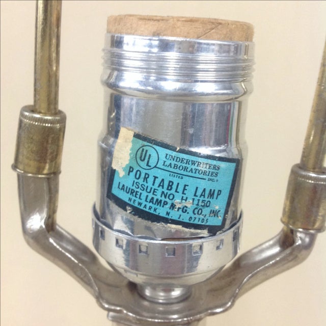 Metal Laurel Lamp Co. Mirrored Obelisk by Pierre Cardin For Sale - Image 7 of 7