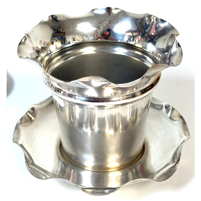 English Edwardian Silver-Plated Epergne by Copper & Fry, 11 -Pieces, Circa 1900 For Sale - Image 17 of 18