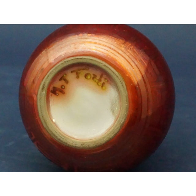 20th Century Lustre Ceramic Vase by Alberto Mingotti, Faenza, Italy, 1930 For Sale - Image 14 of 16