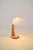 Rare table lamp designed by Rudolf Dörfler in the 1960s. The beautifully shaped ash wood base flows into a stunning...