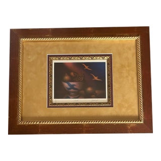 Vintage Laurent Schkolnyk Professionally Framed “Envol” Mezzotint Numbered & Signed For Sale
