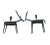 Gray Brutalist Metal Antelope Form Candlestick Sculpture- A Pair For Sale - Image 8 of 10