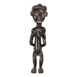 Traditional African Carved Wooden Figurine, Early 20th Century For Sale