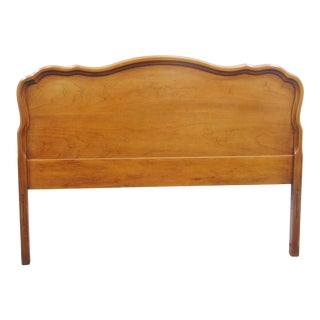 French Style Cherry Full Size Headboard For Sale