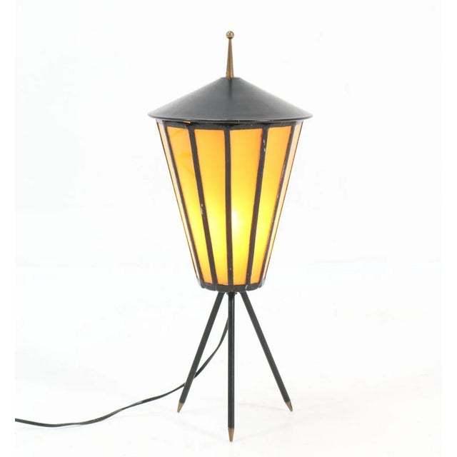 French Mid-Century Modern Table Lamp, 1950s For Sale - Image 6 of 12