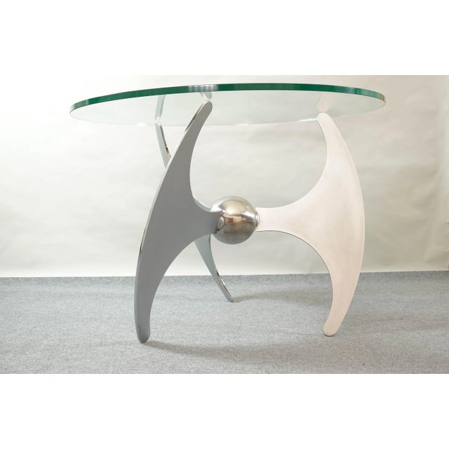 Adjustable Propeller Table by L. Campanini for Cama, 1970s For Sale - Image 4 of 10