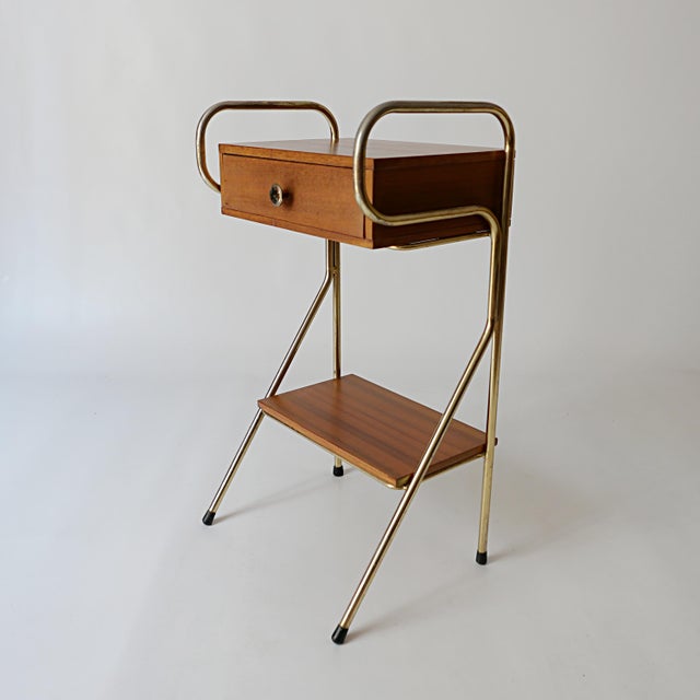 Vintage Bedside Table by Jacques Hitier, 1960s For Sale - Image 4 of 10