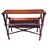 Baker Furniture Company ​Pair of Vintage Mahogany Faux Bamboo Wood Magazine Rack End Tables / Canterburys- A Pair For Sale - Image 4 of 8