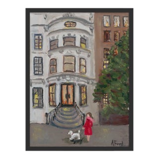 The House on 82nd Street by Alice Ford in Black Frame, Small Art Print For Sale