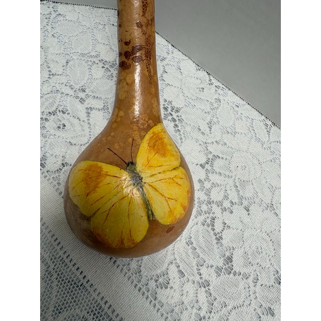 Handcrafted Vintage Gourd Ladle Decorative Spoon For Sale - Image 10 of 10