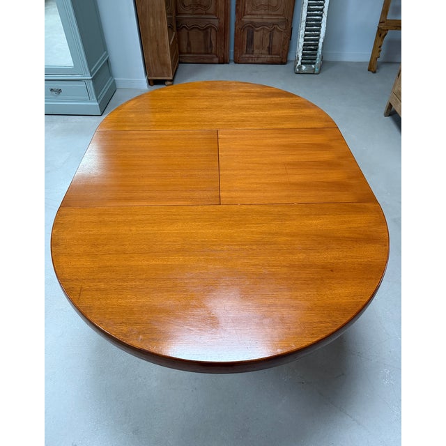 Round Extendable Table from Baumann, 1960s For Sale - Image 10 of 15