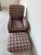 Textile Postmodern Hekman Dansen Contemporary Geometric Upholstered Lounge Chair/ Sold For Sale - Image 7 of 11