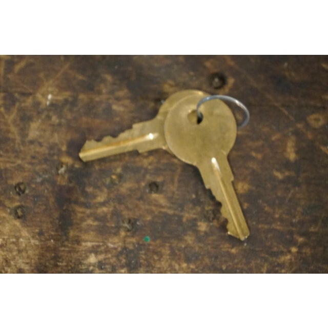 Michaels for Restoration Hardware Solid Quarter Sawn Oak Mission Craftsman Style 60" Computer Desk / Cabinet W. File Storage For Sale - Image 14 of 15