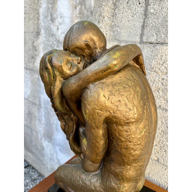 1960's Austin Production "Loving Touch" Signed Brutalist Sculpture.Signed by the Artist. For Sale - Image 17 of 18