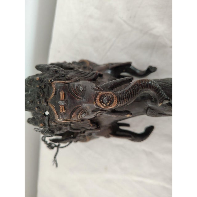 Large 20th Century Tibetan Bronze Ritual Kartika Phurba with Hayagriva This rare and imposing 20th-century Tibetan ritual...