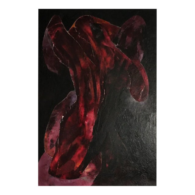 Milo Magnani, Moving Figure, 2015, Oil on Canvas, Framed For Sale