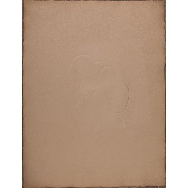 Antoniucci VOLTI (1871-1958) Pensive Woman Embossed bronze print On wove paper, 50 × 66 cm (approx. 20 x 26 inches) Very...