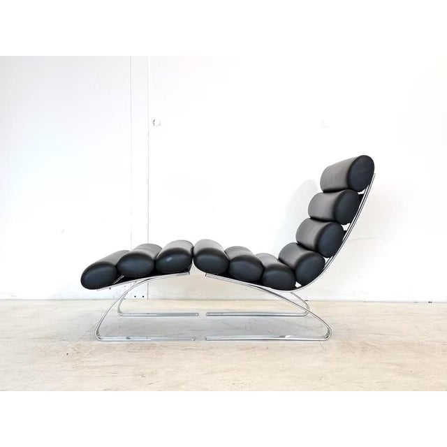 Sinus Chairs with Ottomans in Leather from Cor, Set of 4 For Sale - Image 5 of 18