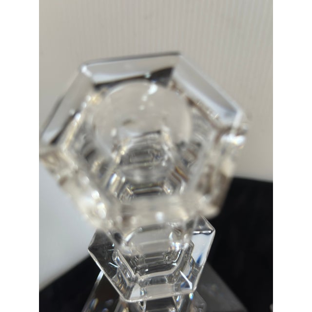 Set of Two(2) Vintage 1950s Tiffany & Co. 10"h Chunky Candlesticks For Sale - Image 12 of 16