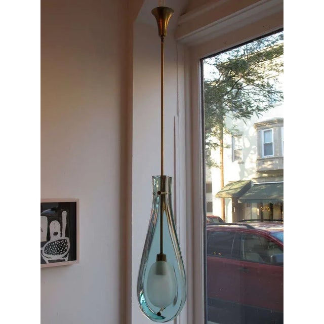 Blue Max Ingrand Fontana Arte Pendant For Sale - Image 8 of 8