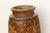 Brown Tall Antique Inlay Medallion Pot For Sale - Image 8 of 9