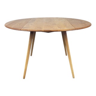 Vintage Drop Leaf Dining Table attributed to Lucian Ercolani for Ercol, 1960s For Sale