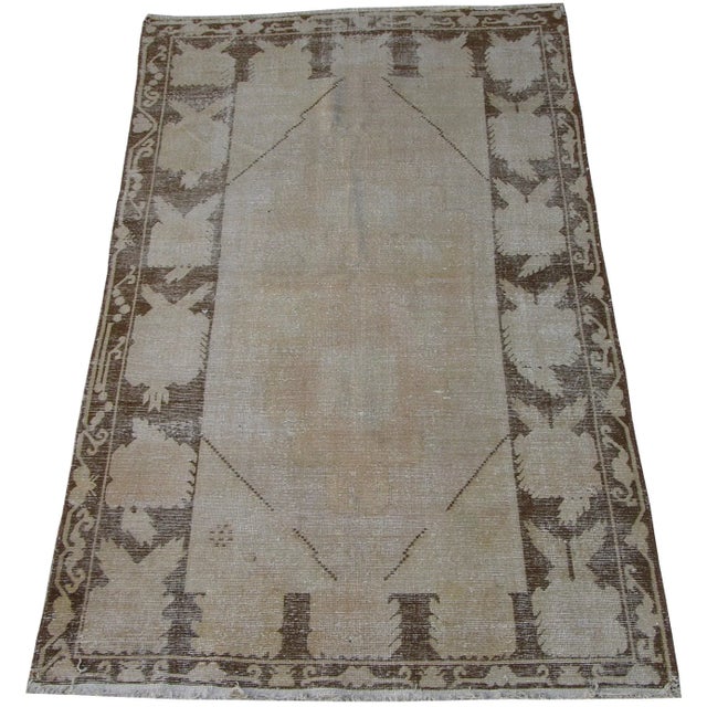 Early 19th Century Early-19th Century Khotan Samarkand Rug-8'10'' X 4'10'' For Sale - Image 5 of 5