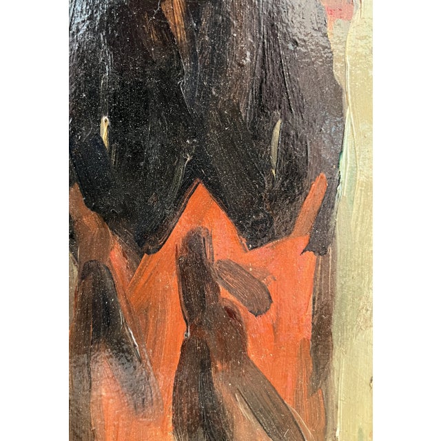 Albert Chavaz, Officer in Costume, Oil on Cardboard, Framed For Sale - Image 7 of 11