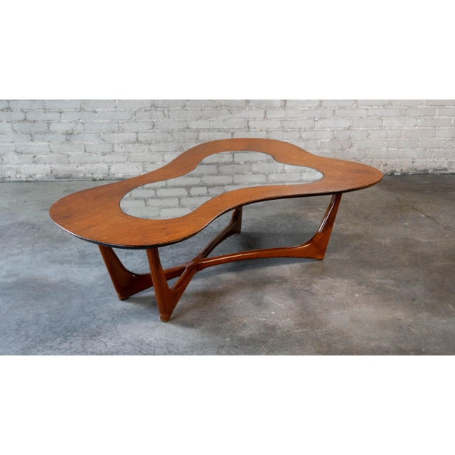 Mid-Century Modern Mid Century Erno Fabry Biomorphic Walnut Coffee Table, C. 1950s For Sale - Image 3 of 18