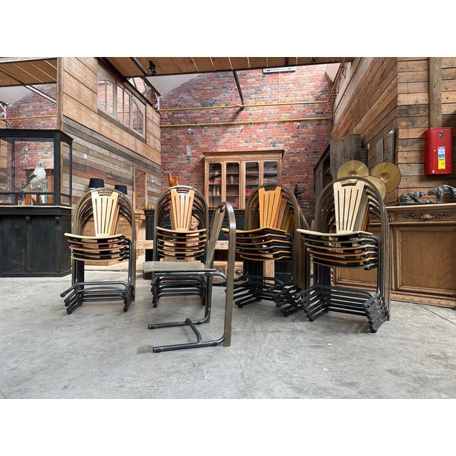 Chairs from Baumann, 1980s, Set of 24 For Sale - Image 12 of 15