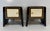 Elegant pair of Italian Art Deco nightstands produced in Italy in the 1940s, with design attributable to Paolo Buffa. The...