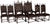 Age and Origin: The seating group is likely from the 19th/20th century and probably originates from England. Chair...