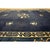 1920s Blue Navy Vase Floral Antique Chinese Peking Carpet Knotted Wool Deco Rug For Sale - Image 10 of 10