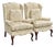 Late 20th Century Masterfield Furniture Wingback Chairs - A Pair For Sale
