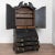 Late 18th-century Danish oak bureau or secretary featuring a newer professionally applied black layered painted finish,...