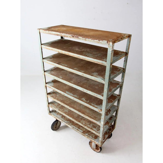Vintage Industrial Shelving For Sale - Image 4 of 15