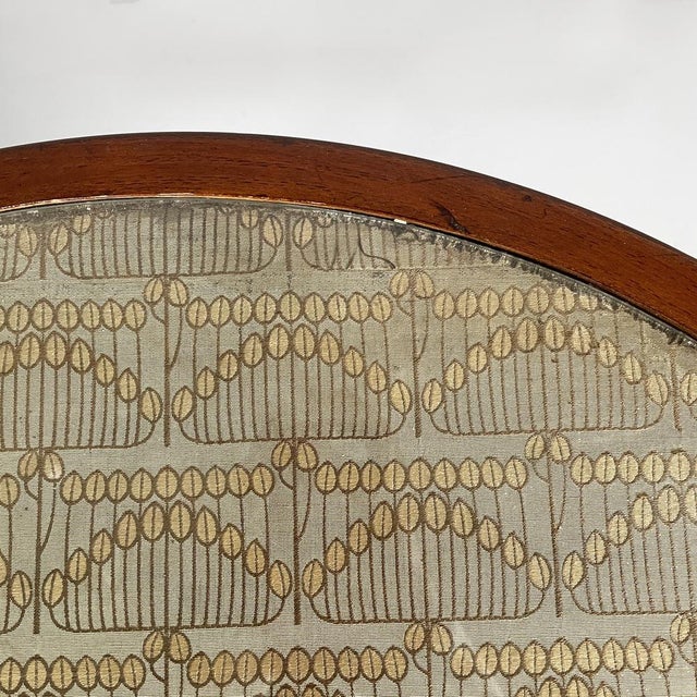 Glass Austrian Wood, Fabric and Glass Coffee Table from Jacob & Josef Kohn, 1930s For Sale - Image 7 of 18