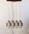 Metal Teak & Glass Ceiling Lamp, 1960s For Sale - Image 7 of 7