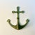 1970s Vintage Nautical Coastal Arts & Crafts Cast Iron Anchor Wall Hook For Sale - Image 9 of 11