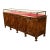 Antique Art Deco Jewelry Store Display Case Counter Walnut Bronze Glass 1920 For Sale