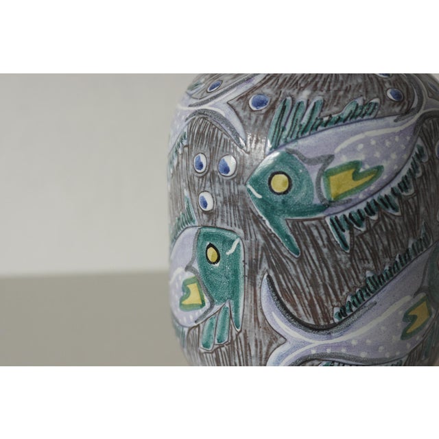 1960s Ceramic Vase from Laholm, Sweden, 1960s For Sale - Image 5 of 6